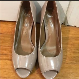 Clark Open Toe Heels